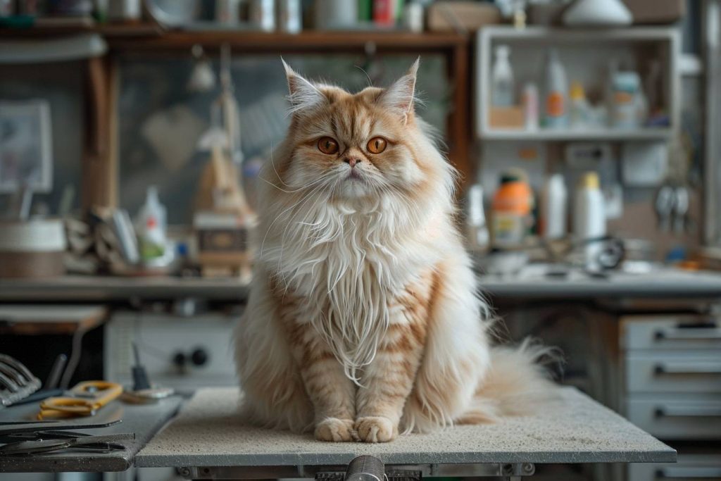 Comment couper les poils d’un chat Persan : guide précis et solutions